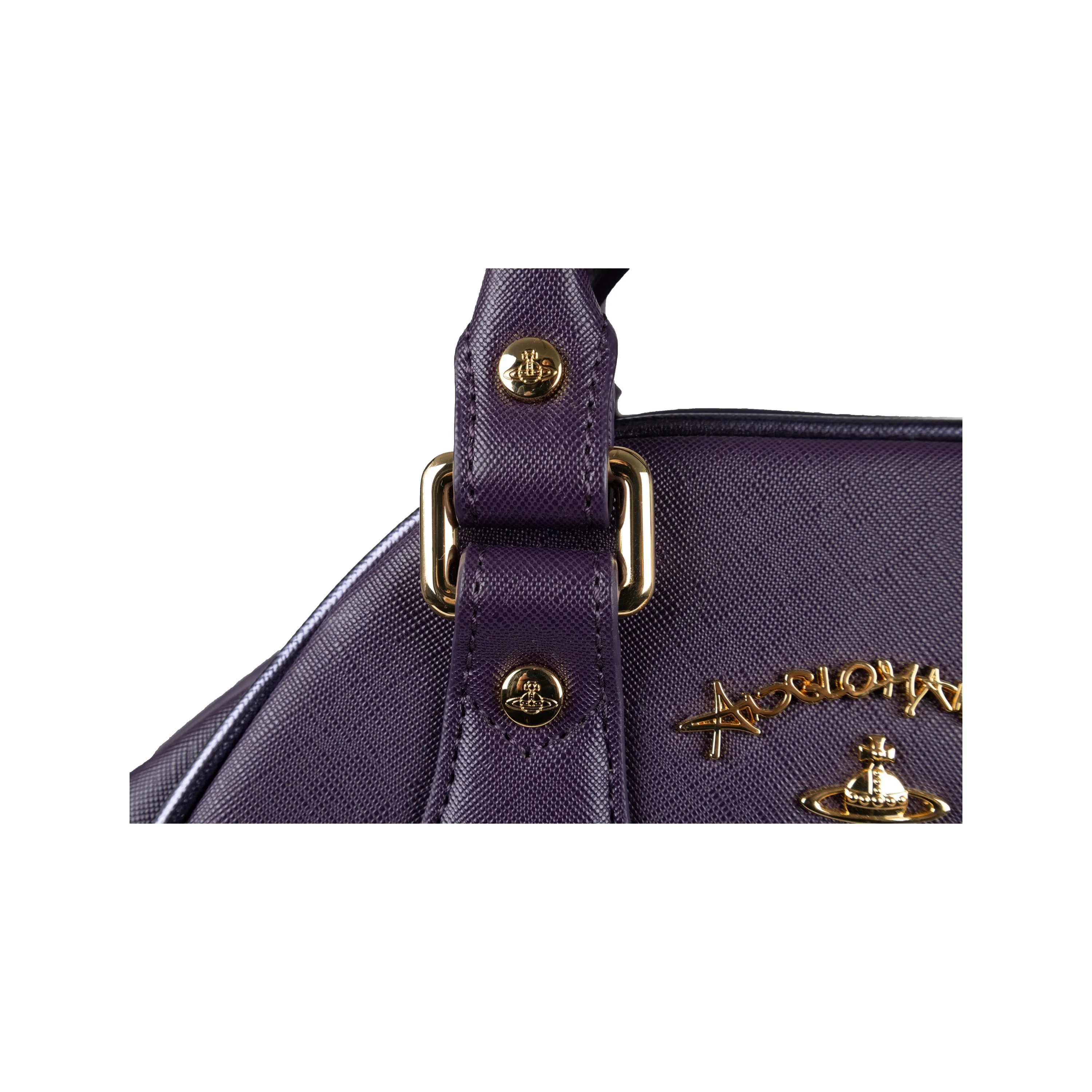 Vivienne Westwood Anglomania Duo-tone Divina Handbag - '10s