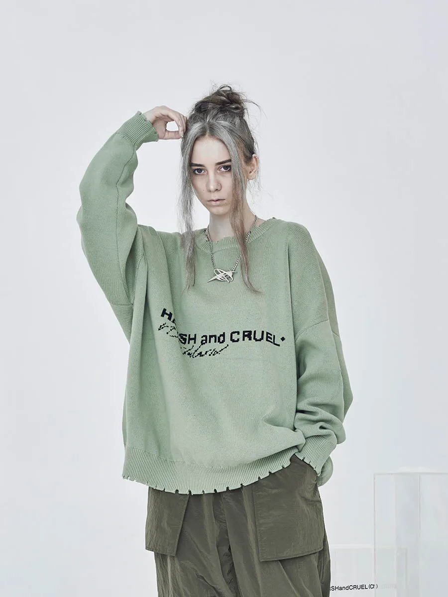 Waste Land Logo Knit Sweater