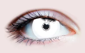 White Mini Sclera Contact Lenses - PRIMAL