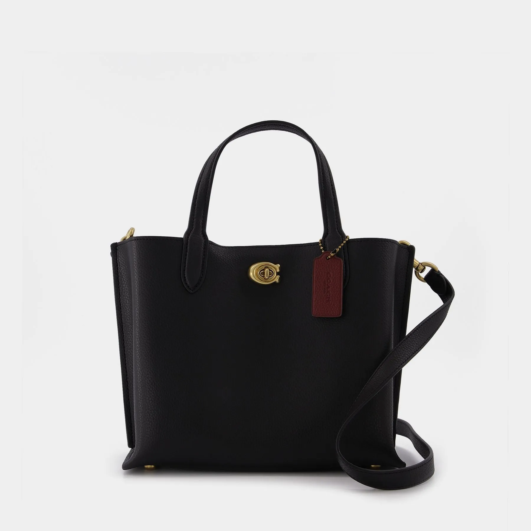 Willow 24 Tote Bag - Coach - Black - Leather