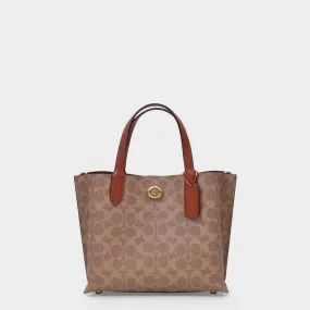 Willow Tote 24 Tote Bag - Coach - Tan Rust - Canva