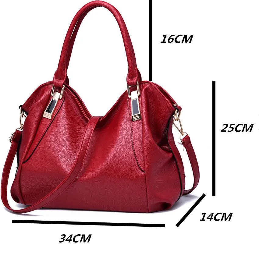 Women Formal Faux-Leather Tote Cross-body Bag with a Premium Design - Leather Skin Shop