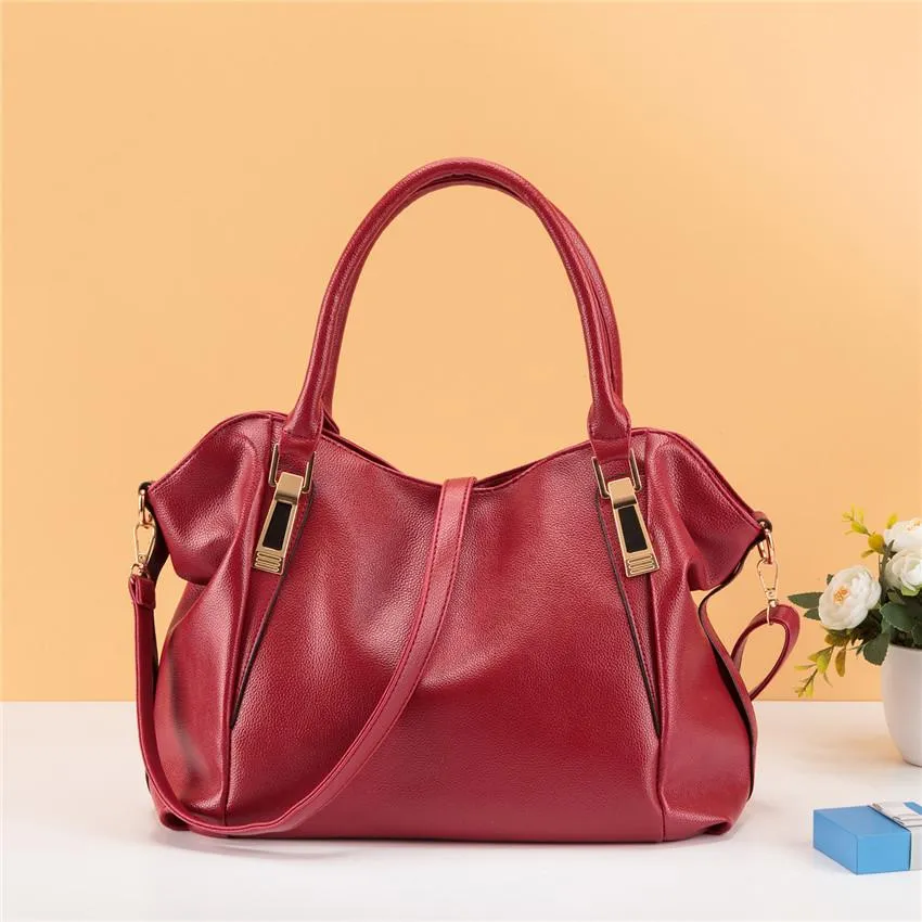 Women Formal Faux-Leather Tote Cross-body Bag with a Premium Design - Leather Skin Shop