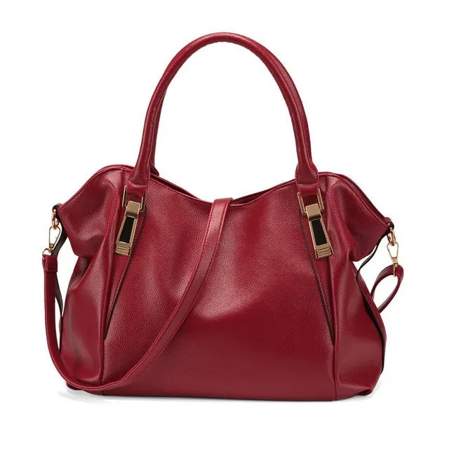 Women Formal Faux-Leather Tote Cross-body Bag with a Premium Design - Leather Skin Shop