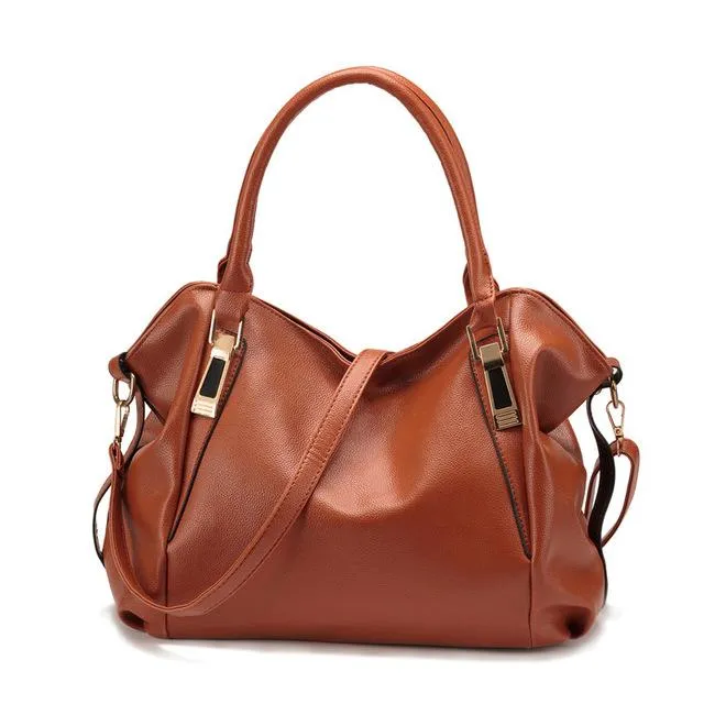 Women Formal Faux-Leather Tote Cross-body Bag with a Premium Design - Leather Skin Shop