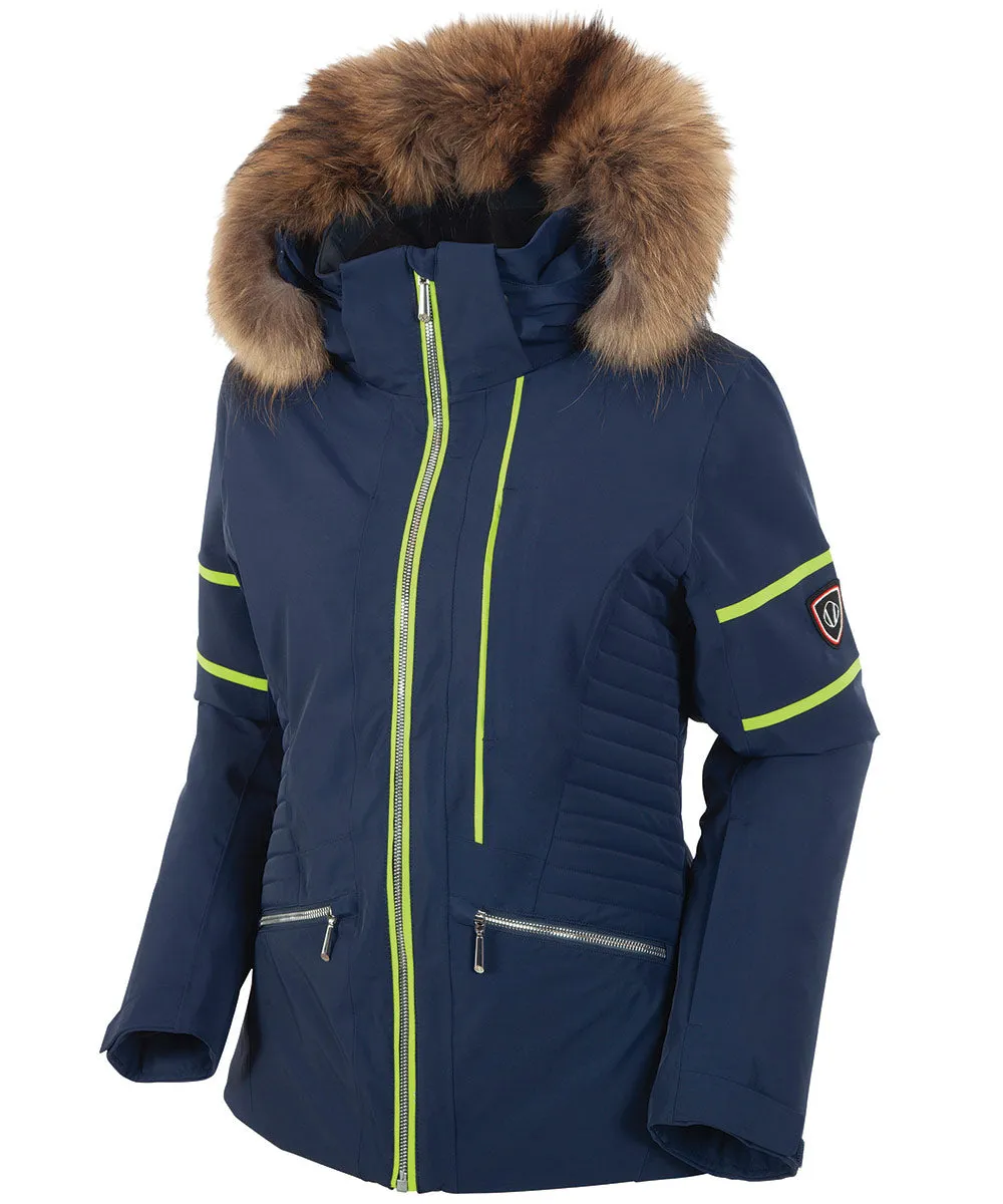 Women's Isabella Insulated Jacket with Removable Fur Ruff