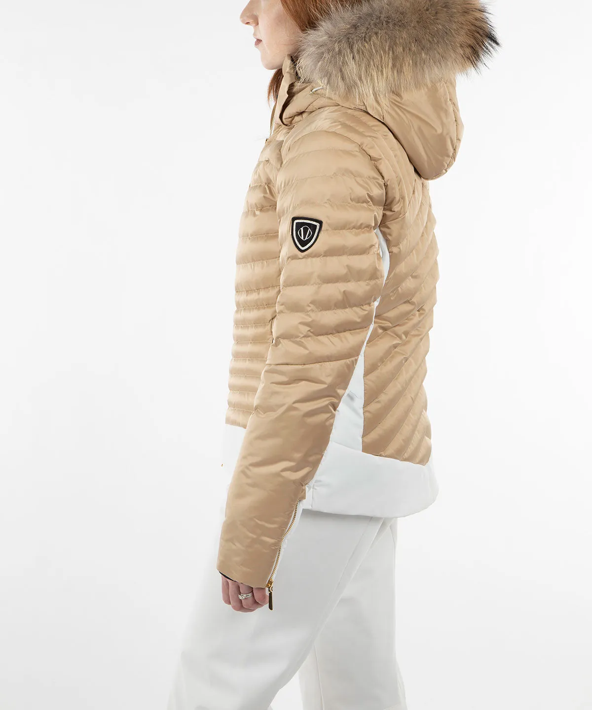 Women's Kendall Waterproof Quilted Jacket with Removable Fur Hood