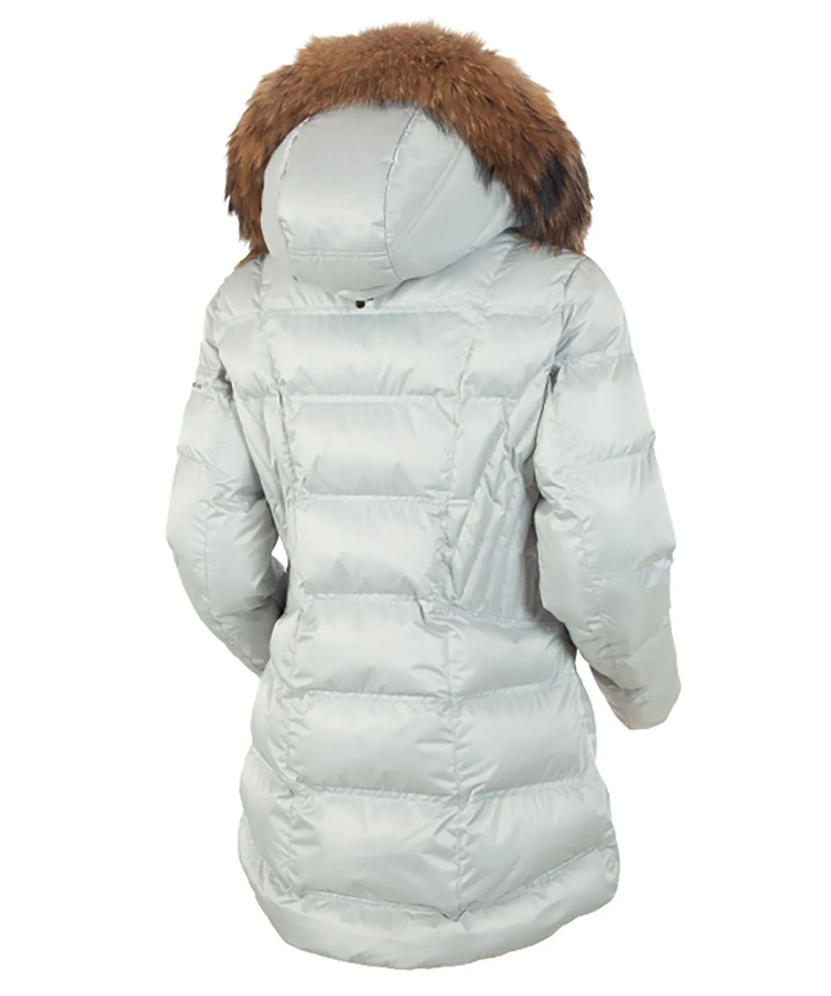 Women's Nikki Quilted Jacket with Removable Faux Fur Ruff