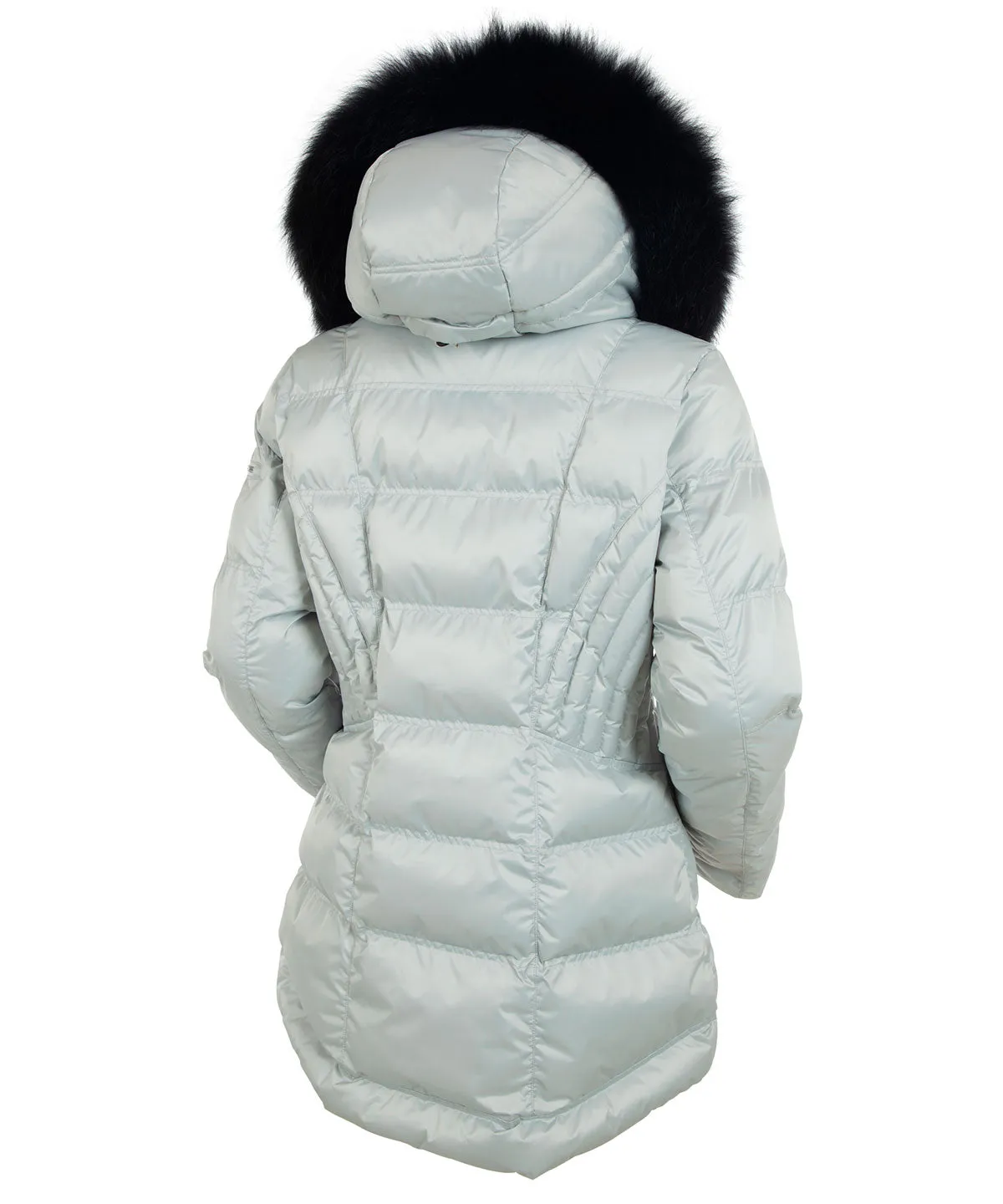 Women's Nikki Quilted Jacket with Removable Faux Fur Ruff