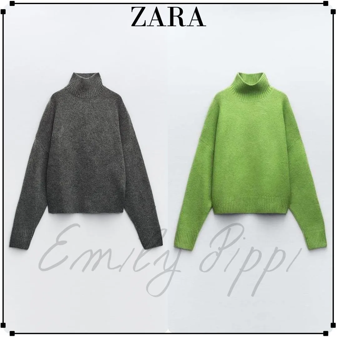 ZARA | V-neck and crew neck options